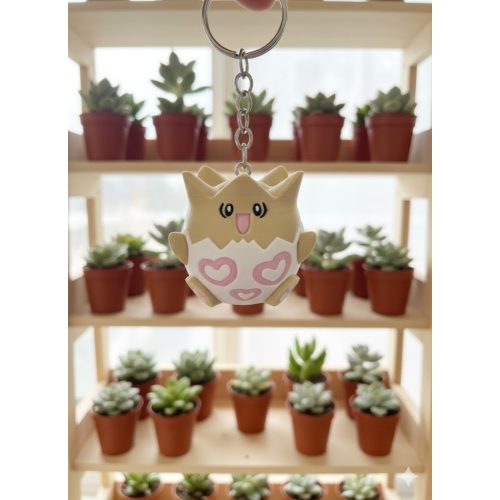 Μπρελόκ 3D Printed: Pokémon - Togepi Female Pink Heart