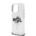 Σκληρή Θήκη Karl Lagerfeld Back Cover με MagSafe IML Glitter Karl and Choupette Sketch για iPhone 16 Pro Max - Clear