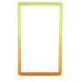 Bumper Protector TPU Σιλικόνης Για PSA Slabs –Neon Yellow - Light Orange  Glitter Gradient 