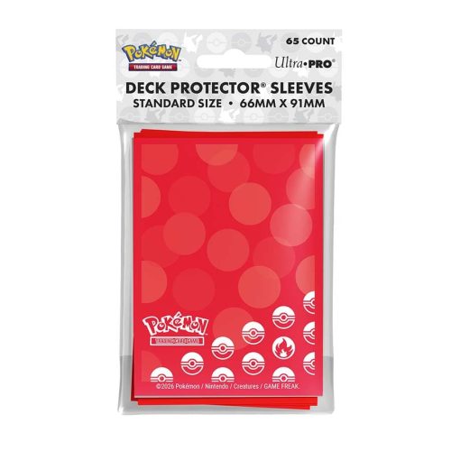 Ultra Pro: Pokemon Deck Card Protector Sleeves - Fire Type Energy