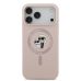 Θήκη Σιλικόνης Karl Lagerfeld Liquid Karl and Choupette με MagSafe για iPhone 17 Pro Max - Pink