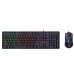 Gaming set 2in1 Keyboard + Mouse Zeroground Azai V3.0 με RGB φωτισμό - (US Layout)