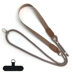 Cross Body Universal Λουράκι Λαιμού για Κινητά - Καφέ