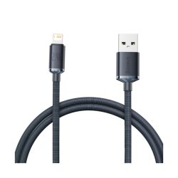 Καλώδιο Φόρτισης Baseus Crystal Shine USB σε Lightning 2.4A 2m - Black