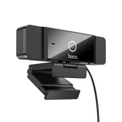 USB Webcam Hoco D100 1080p 30Fps Dual Microphone - Black