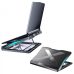 Πτυσσόμενη Βάση Laptop Q3 Cooling Pad Stand έως 17” με Ρυθμιζόμενο Ύψος και 2 USB Ports - Black