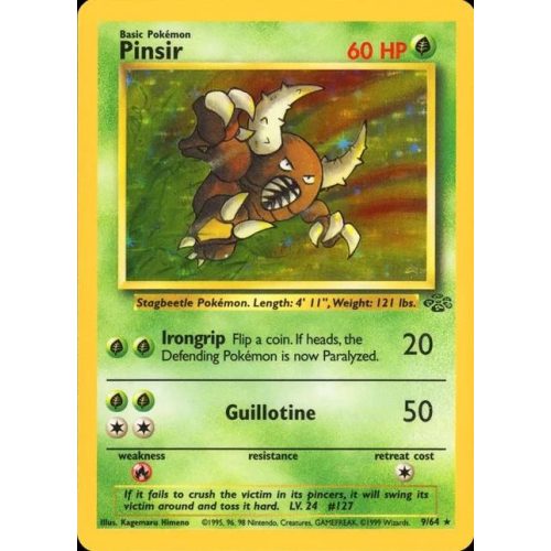 Pinsir (Jungle 9/64) (Holo Rare ) English - Poor