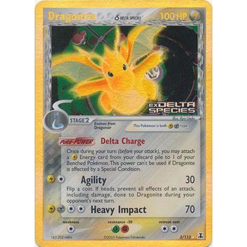 Dragonite δ Delta Species (Holo) (EX Delta Species 3) (Stamped Holo) English - Good