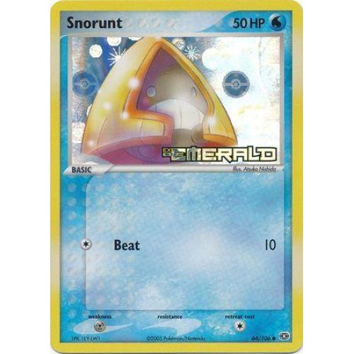 Snorunt (EX Emerald 64) (Stamped Holo) English - Excellent