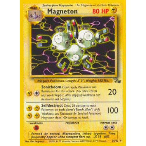 Magneton (Fossil 26/62) (Rare) English - Good