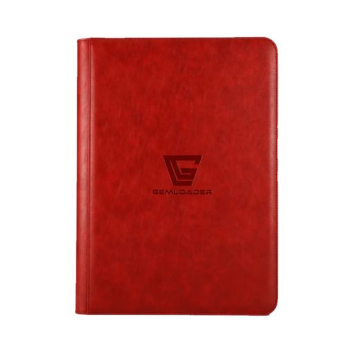 Άλμπουμ Καρτών Premium Gemloader 4””X4”” Fit collector”s binder [1024 Θέσεις] - Red