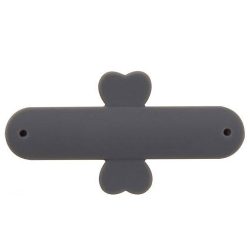 Silicone Sticker Phone Holder με Stand - Grey