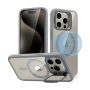 Θήκη Σιλικόνης ESR Classic Hybrid with Stash Stand HaloLock MagSafe για iPhone 15 Pro - Clear Gray