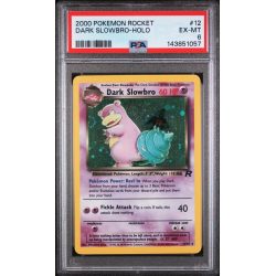 Dark Slowbro - Holo - Team Rocket - English 2000 -  #012/082 - EX-NM 6 - Pokemon Graded Card