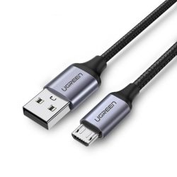 Καλώδιο Φόρτισης UGREEN από USB σε Micro USB 1m - Gray