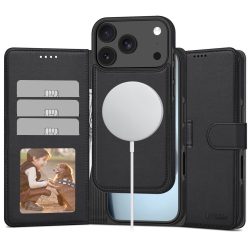 Θήκη Σιλικόνης Tech Protect Wallet με Magsafe για iPhone 17 Pro Max - Black