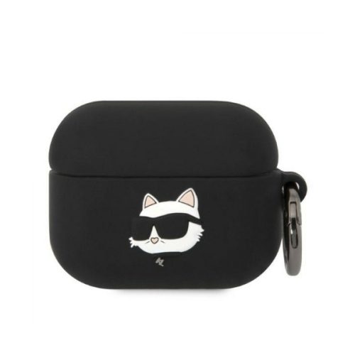 Θήκη Σιλικόνης Karl Lagerfeld 3D Logo NFT Choupette Head για Apple AirPods Pro 2 - Black