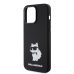 Θήκη Σιλικόνης Karl Lagerfeld Liquid Silicone Choupette NFT για iPhone 15 Pro Max - Black