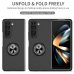 Θήκη Σιλικόνης Ring για Samsung για Galaxy Z Fold 5 5G - Black