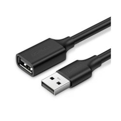 Καλώδιο Επέκτασης Ugreen USB 2.0 USB-A male σε USB-A female 1m - Black