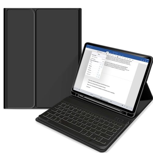 Θήκη Book Tech-Protect SC Pen Smartcase με Υποδοχή Apple Pencil και Πληκτρολόγιο Bluetooth  για Apple iPad Air 11”” (2024) & 4 /5 - Black