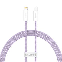 Καλώδιο Φόρτισης Baseus Dynamic cable από USB-C σε Lightning 20W 2m - Purple