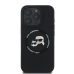 Θήκη Σιλικόνης Karl Lagerfeld Liquid Silicone K&CH Heads με MagSafe για Apple iPhone 16 Pro - Black