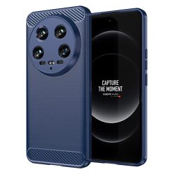 Θήκη Σιλικόνης Techsuit Carbon Silicone για Xiaomi 14 Ultra 5G - Blue