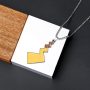 Κολιέ Pokemon Pikachu Tail από Ανοξείδωτο Ατσάλι Pendant Necklace Cute Action Figure - Yellow