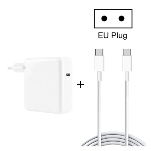 Φορτιστής OEM με Θύρα USB-C 96W - Με Καλώδιο USB-C (2m) - White