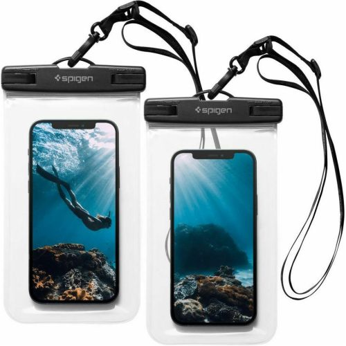 Αδιάβροχη Θήκη Spigen A601 Universal έως 6.9" - Crystal Clear (2τμχ)