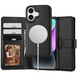 Θήκη Πορτοφόλι Δερματίνης Tech-Protect με Magsafe για iPhone 16 - Black