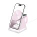 Tech Protect Ασύρματος Φορτιστής QI15W A43 3 σε 1 με MagSafe - Pink