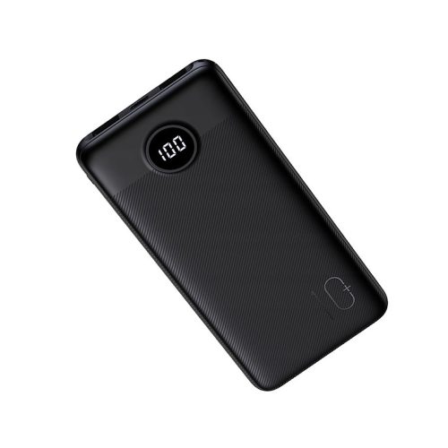 PowerBank Veger L10 - 10000mAh LCD Quick Charge 2x USB-A - Black