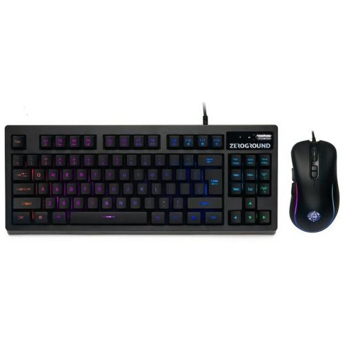 Ενσύρματο Σετ Gaming Πληκτρολόγιο - Ποντίκι Zeroground Aochi Tenkeyless Keyboard English Version - Black