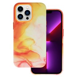 Θήκη Leather Ink Case για Apple iPhone 13 / iPhone 14 - Smoke Orange