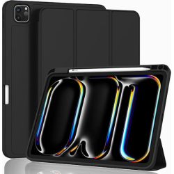 Θήκη Σιλικόνης Book ObaStyle Flip Cover για Apple iPad Pro 13” 2024 - Black