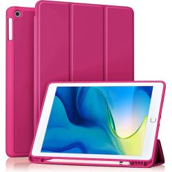 Θήκη Book Soft TPU Flexible Pencil Holder  για Apple iPad Pro 11 2024 - Pink