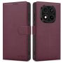 Θήκη Book Tech-Protect Wallet Δερματίνη για Xiaomi Redmi Note 14 Pro 5G / Poco X7 5G - Mulberry