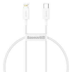 Baseus Superior Series Cable USB-C to Lightning, 20W, PD, 1,5m - ΅White