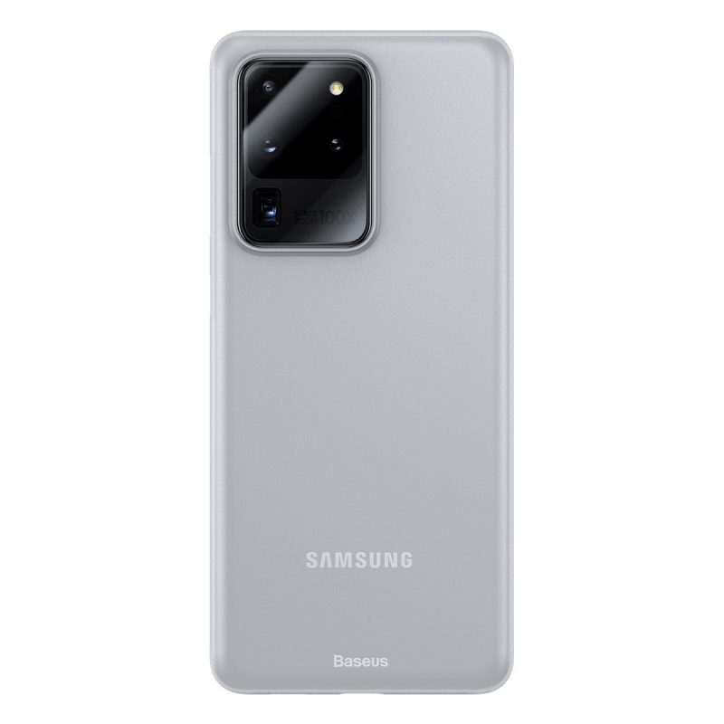 Θήκη Baseus Wing Series για Samsung Galaxy S20 Ultra   - Διάφανη Λευκή