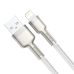 Καλώδιο Φόρτισης  Baseus Braided  USB to Lightning Cafule 2,4A 1m - White
