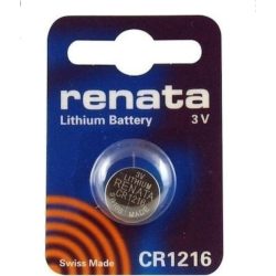 Αλκαλικές Μπαταρίες Renata CR1216 1 τμχ