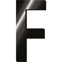 Αρχικά Γράμματα Legami Initial Letters Stickers - F