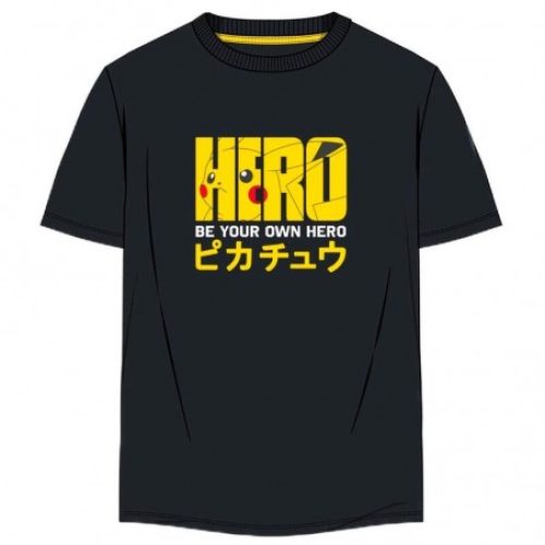 T-Shirt Pokémon: Pikachu Hero - Medium