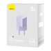 Baseus GaN5 1C Φορτιστής Χωρίς Καλώδιο με Θύρα USB-C 20W Power Delivery / Quick Charge 5.0 - Purple