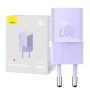 Baseus GaN5 1C Φορτιστής Χωρίς Καλώδιο με Θύρα USB-C 20W Power Delivery / Quick Charge 5.0 - Purple