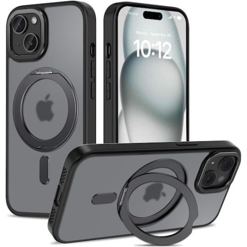 Θήκη Σιλικόνης Tech-Protect με Magsafe για Apple iPhone 15 - Matte Black