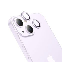  Tempered Glass Πίσω Κάμερας Hoco 3D Metal V12 Plus για Apple iPhone 14 / iPhone 14 Plus - Purple