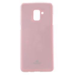 Θήκη Σιλικόνης Mercury Glitter Powder για Samsung Galaxy A8 2018 - Pink